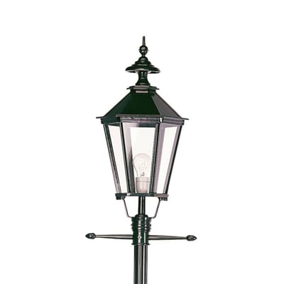 K.S. Verlichting Lantaarnpaal Manchester 1-lamp zwart