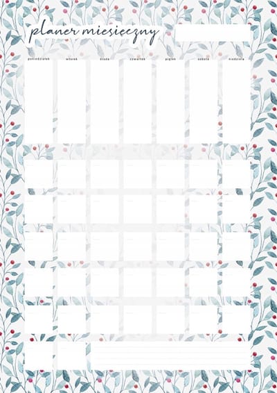 Wallvy - Magnetische Kalender Planbord - 30x42,5 cm - Personaliseerbaar - Droog Uitwisbaar