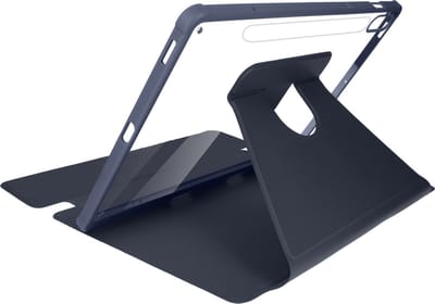 Avizar Case Geschikt voor Samsung Galaxy Tab S9 FE 360° multi-hoek draaibare standaard, Nachtblauw