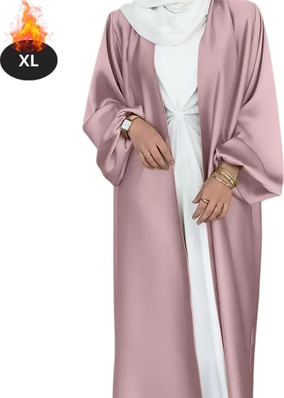 Bovista Islamitische Kleding - Djellaba Dames - Moslim Kleding - Arabisch Dames Kaftan - Alhamdulillah - Roze XL