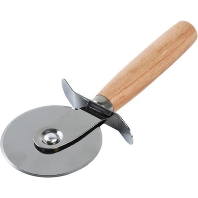 Pizza Snijder Roestvrij Staal Pizza Mes Wiel Schep Taart Brood Taarten Mes Bakgerei Deeg Snijder Keuken Bakgereedschap beige