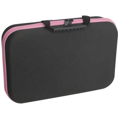 Étui pour Cutter Électrique PU EVA Sac de Rangement pour Perceuse Électrique Portative pour Outil Électrique et Accessoires black