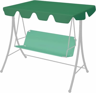 Schommelbank Luifel - Reservekap - Tuincomfort Vergroten - Waterdichte Coating - 150x70 cm - Groen