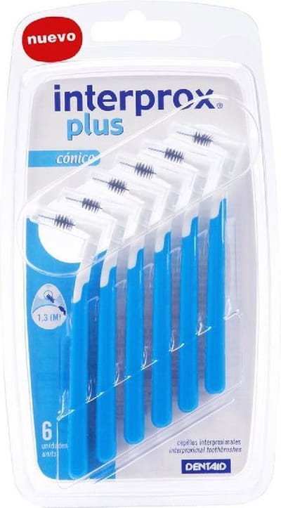 Interprox Plus - Conical 3Mm-5Mm, Blauw - 6 stuks