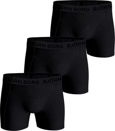 Björn Borg Cotton Stretch Boxershorts Heren (3-pack) - Maat M