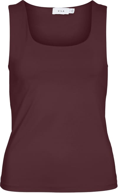 VILA - VIKENZA U-NECK S/L TANK TOP REV - NOOS - Dames - Tops