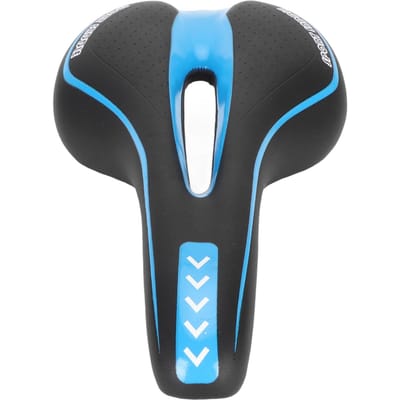 Remplacement de Selle de Vélo Universelle Noir et Bleu Ergonomique Confortable Siège de Vélo pour Vélos de Route Vélos Pliants black