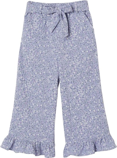 Vertbaudet Korte broek voor meisjes met ruches van katoenen gaas