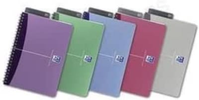 Spiraalblok A6 - Notitieboekjes - Maken van aantekeningen - Extra wit papier - 10 stuks - Mix van 4 kleuren