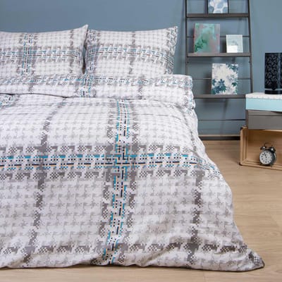 Katoenen Dekbedovertrek Set 160x200cm - Comfortabel & Stijlvol