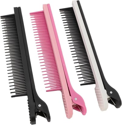 Professionele Plastic Pest Combs voor Kleurstyling, Haarclips en Knipgereedschap voor Stylisten - 3 Stuks