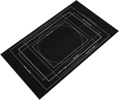 Puzzel Opbergmat - Puzzelmat Vilt - Puzzels Opbergen - Antislip Onderkant - 116x66cm - Zwart