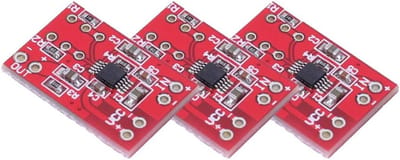 Microfoon Voorversterker - Audio Module - Verbeterde Audio - Dynamische Verwerking - 3 Stuks - Rood