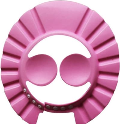 Jumada's Verstelbare Douchecap voor Kinderen - Roze - Anti-Shampoo - Veiligheid - Beschermt ook de oren tijdens douchen