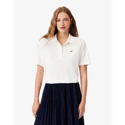 Polo Lacoste Women PF1123 Relaxed Fit Flour-XS