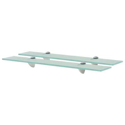 vidaXL - Schappen - zwevend - 2 - st - 60x20 - cm - 8 - mm - glas