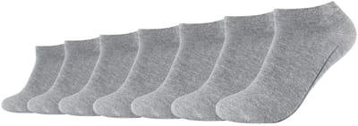 camano, Sneakersokken, ca-soft, GOTS-gecertificeerd, biologisch katoen, unisex sokken, 7-pack, zonder elastiek, drukvrije boord, verstevigde hiel, met de hand geketteerde teen, comfortabel, duurzaam, zachte sneakersokken.