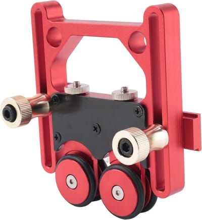 1Set Verstelbare Voorraad Gidsen Multifunctionele Clear-Cut Anti Rebound Duwen Hulpgereedschap Rood