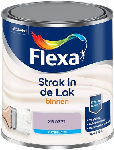 Flexa - Strak In De Lak Binnenlak Zijdeglans - X5.07.71 - Mengverf - 1 L