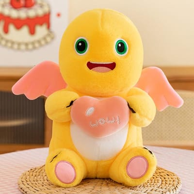 35cm Nieuw Dier Melk Draak Pluche Speelgoed Cartoon Zacht Gevuld Kussen Pop Engel Nylon Grappige Pop Kamer Decoratie Vakantie Cadeaus 35cm