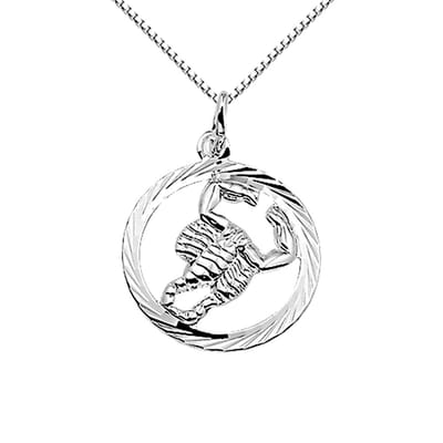 Montebello Ketting Schorpioen - 925 Zilver - Horoscoop - Ø16mm - 45cm