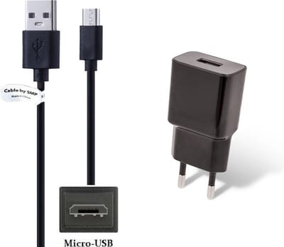 OneOne 2A lader + 0,25m standaard Micro USB kabel. Universele oplader adapter past op Kobo (Rakuten) Nia, Clara HD, Forma, Glo, Libra H2O, Touch, Touch 2, Vox (Niet voor Kobo model Wifi)