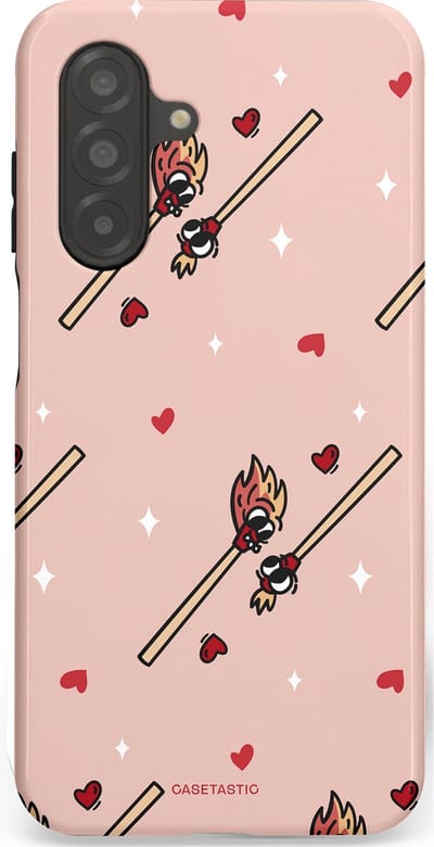 Casetastic Hoesje Geschikt voor Samsung A26 - Stijlvolle Beschermende Duo-layer Case - Vurige liefde