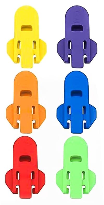 Dailygoods- Blikopener 6 Stuks - Handmatige Blikopener - Ergonomische Handgreep - Veiligheidsring - Duurzaam - Moeiteloze Blikopening - Blikopener Set
