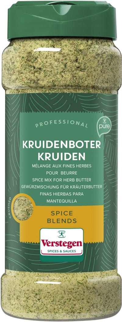 Verstegen - Kruidenboter kruiden met zout - Pure - Strooibus medium - Kruiden & specerijen - 290g