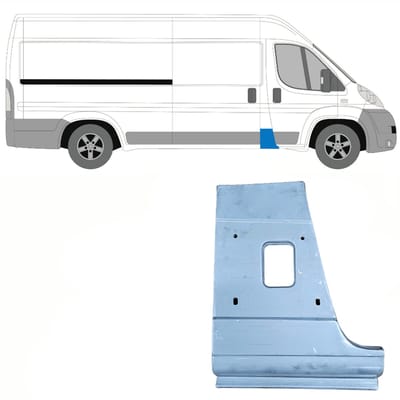 Reparatiepaneel stijl voor Peugeot Boxer 2006-2025 / Rechts