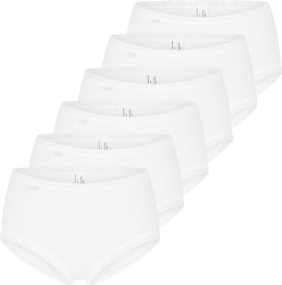 sloggi Dames midi slip 6 pack 24/7 Cotton Lace