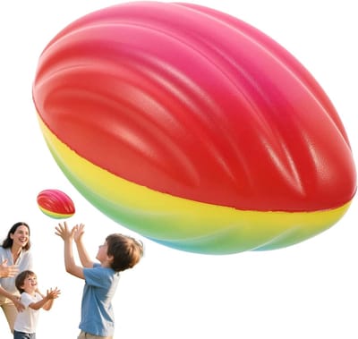 Peuter Voetbal - Kindervoetbal Speelgoedbal - Buiten Spelen - Zacht Schuim Materiaal - 18 cm Diameter - Kleurrijk