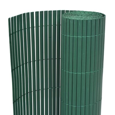 vidaXL Tuinafscheiding dubbelzijdig 150x300 cm groen