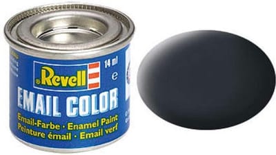 Revell Hobbyverf Enamel verf - #9 Anthracite Grey - Matt - RAL7021 - Enamel - Verf potje - 14 ml