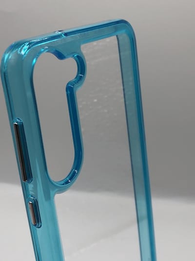 Premium kwaliteit Crystal TPU/Siliconen back cover hoesje- Geschikt voor Samsung Galaxy S23 Plus - Turquoise/Transparant