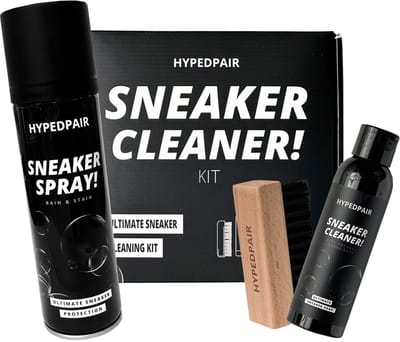 Hypedpair Sneaker Care Combi Set | Complete Schoonmaak en Verzorgingsset voor Sneakers | Inclusief Sneaker Cleaning Kit & Waterafstotende Sneaker Spray 250ml