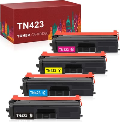Geschikt voor Brother TN-423 / 423 Toner cartridges - Multipack 4 Toners - Geschikt voor Brother DCP-L8410 - HL-L8260CDW - HL-8360DW - MFC-L8690CDW - MFC-L8900CDW