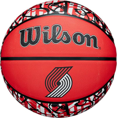 Basketbal - Sportbal Outdoor - Buiten Spelen - NBA Pro Seams - Maat 7 - Rood/Wit/Zwart