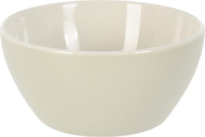 Excellent Houseware Soepkommen/serveer schaaltjes - Acapulco - porselein - D14 x H6.5 cm - creme - Stapelbaar