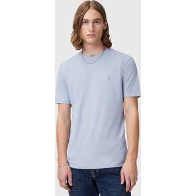 AllSaints Brace Ss Crew Willow Blue Taglia: XS | T-shirt Outlet | Uomo | Blu