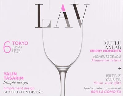 Set van bekers LAV Tokyo (6 uds) (365 ml)