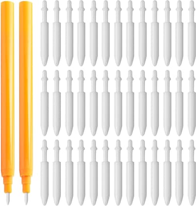 Reservepunten van nylon voor markers, 0,7 mm - Navulbare pennen, Wit, 50 Stuks, Kantoorbenodigdheden