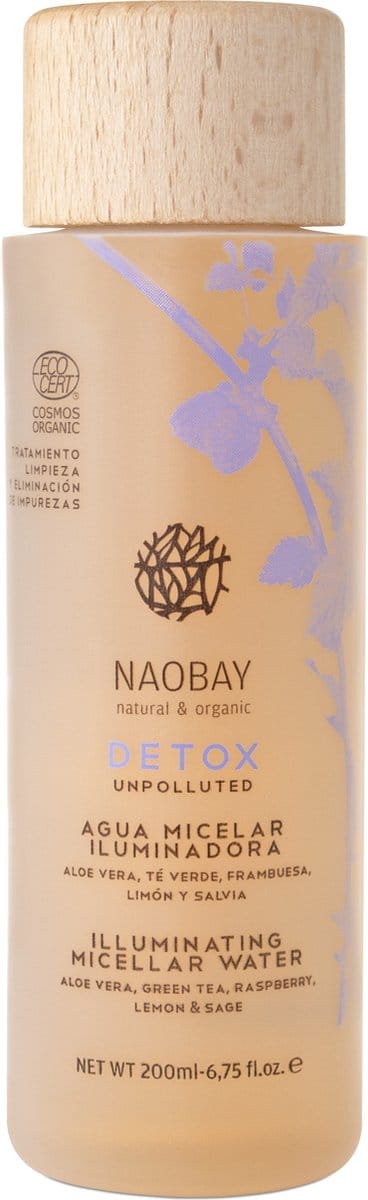 Naobay Detox Micellar Water - Multifunctionele cleanser voor de huid - 200ml