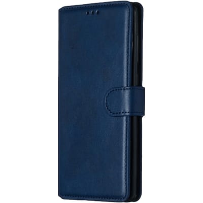 Mocaa Samsung Galaxy S20 Slim-Fit Boek Hoesje Blauw