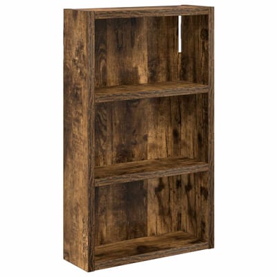 vidaXL - Badkamer - wandkast - Gerookte - Eik - 30 - x - 10 - x - 50 - cm