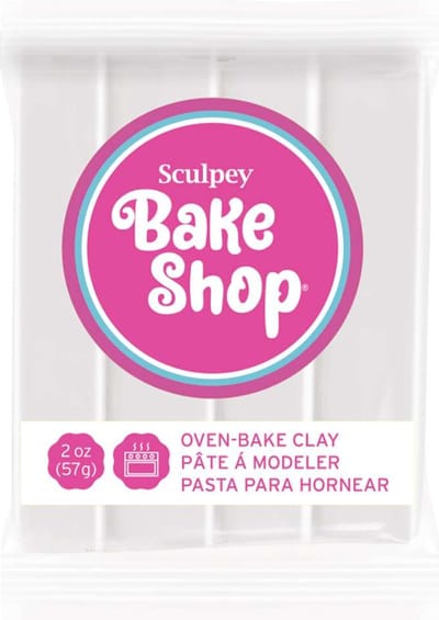 Bake shop white - boetseerklei 57 gr - SCULPEY