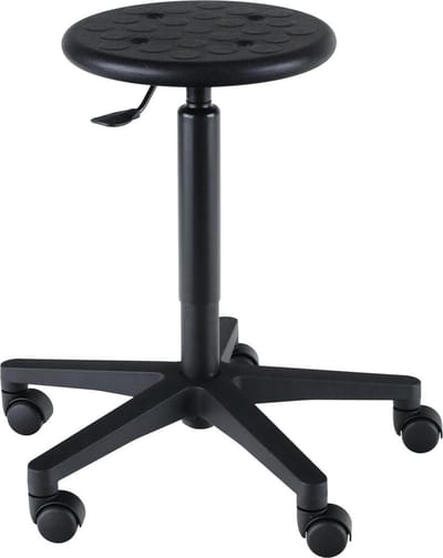 Wesjon - PEB3025 eco - Tabouret Kruk - PUR zitting - hoogte verstelbaar - wielen