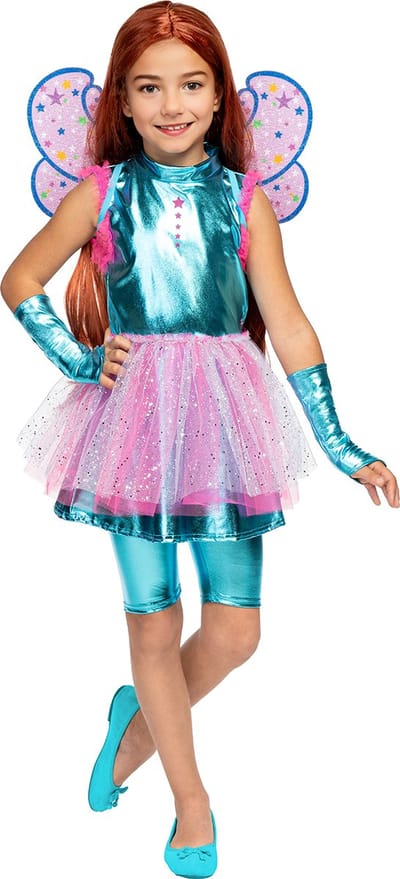 FUNIDELIA Bloom Kostuum voor meisjes - Winx Club - Maat: 97 - 104 cm
