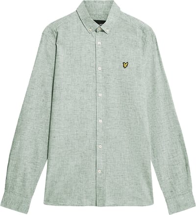 Lyle & Scott - Hemd - Maat XL - Mannen - X583 Green Merc -
