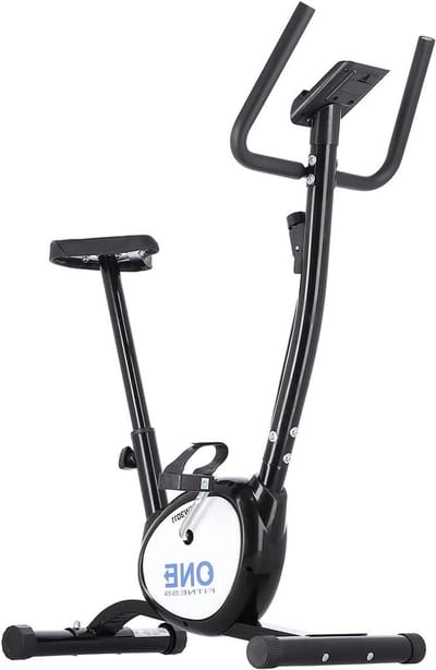 Voordelige hometrainer - Trainingsfiets kamer - Licht trainen thuis - 8 weerstandsniveaus - 78 x 45 x 116 cm - Zwart